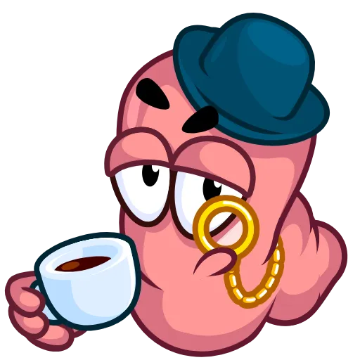 🧐 Эмодзи «Worm Emoji» для Telegram