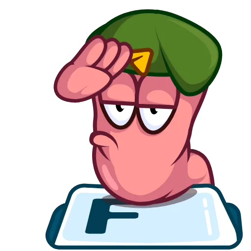 🫡 Эмодзи «Worm Emoji» для Telegram