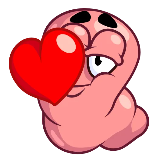 😘 Эмодзи «Worm Emoji» для Telegram