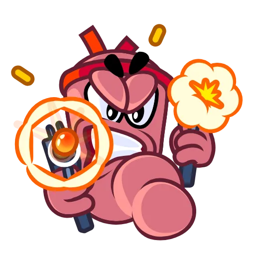 🔫 Эмодзи «Worm Emoji» для Telegram