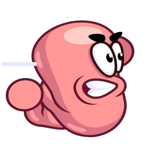 🏃‍♂️ Стикер «Worm» для Telegram
