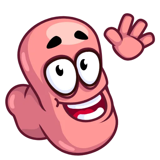 👋 Стикер «Worm» для Telegram