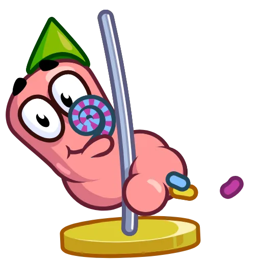 🥳 Стикер «Worm» для Telegram