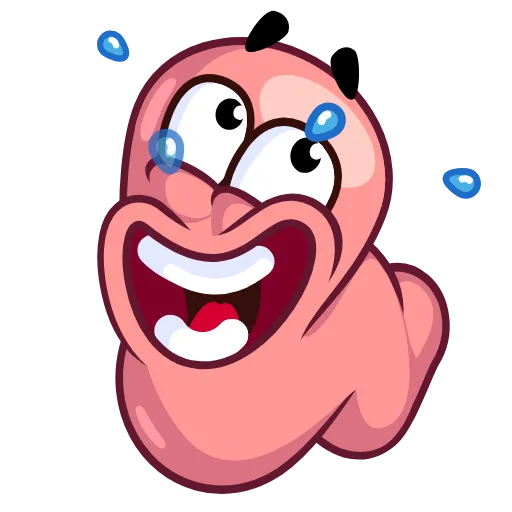 Стикерпак Worm для Telegram