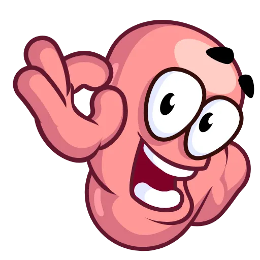 👌 Стикер «Worm» для Telegram