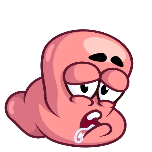 🤢 Стикер «Worm» для Telegram