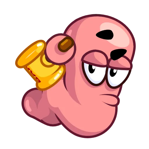 👨‍⚖️ Стикер «Worm» для Telegram
