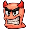 😈 Эмодзи «Worms» для Telegram
