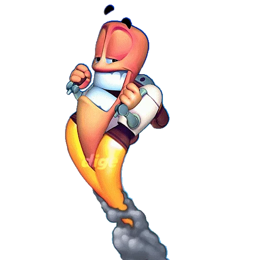 🛫 Стикер «WORMS» для Telegram