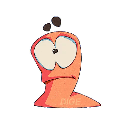 😐 Стикер «WORMS» для Telegram