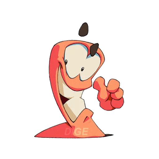 👍 Стикер «WORMS» для Telegram