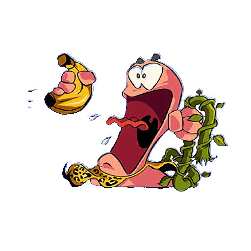 😱 Стикер «WORMS» для Telegram