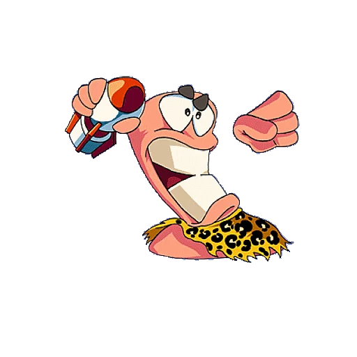 😡 Стикер «WORMS» для Telegram