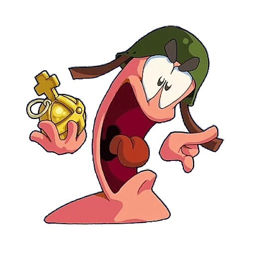 😇 Стикер «WORMS» для Telegram