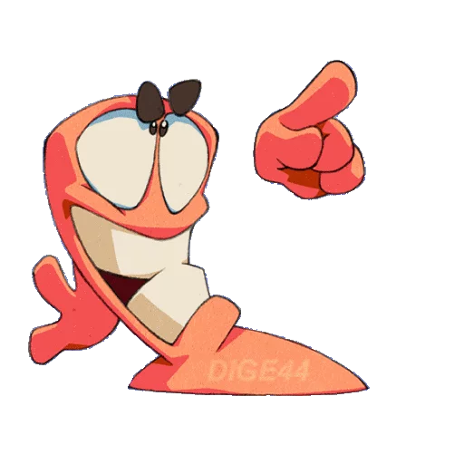 😺 Стикер «WORMS» для Telegram