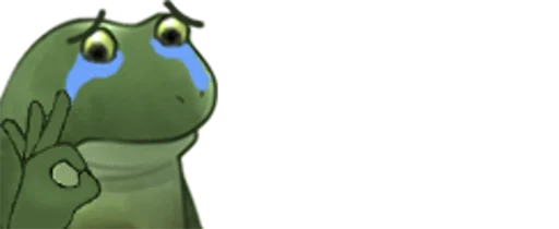 🐐 Стикер «Worry Frog» для Telegram