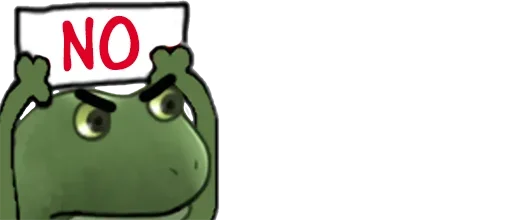 🐐 Стикер «Worry Frog» для Telegram