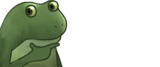 🐐 Стикер «Worry Frog» для Telegram