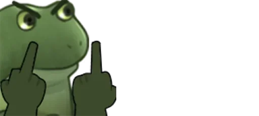 🐐 Стикер «Worry Frog» для Telegram