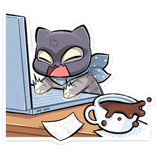 ☕ Стикер «Ворри без надписей» для Telegram