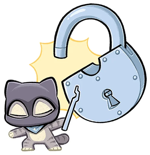 🔓 Стикер «Ворри без надписей» для Telegram