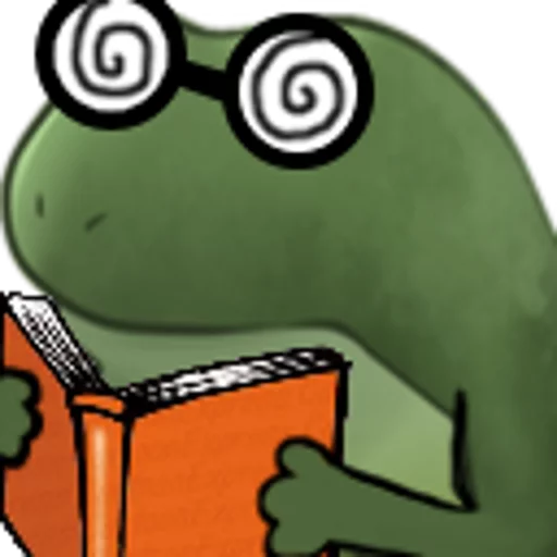 📖 Стикер «worry» для Telegram