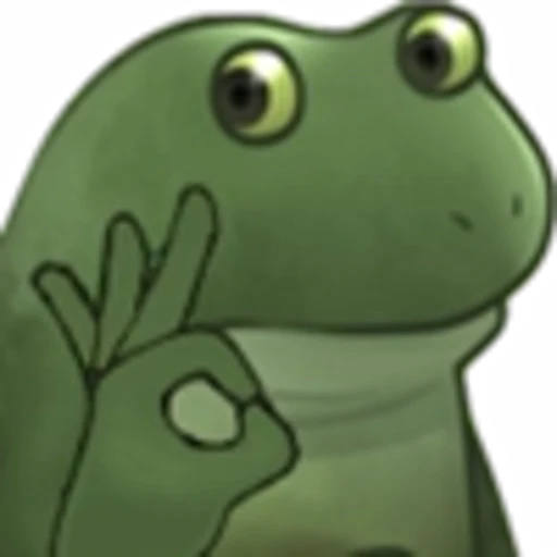 👌 Эмодзи «Worry Frog Emoji» для Telegram