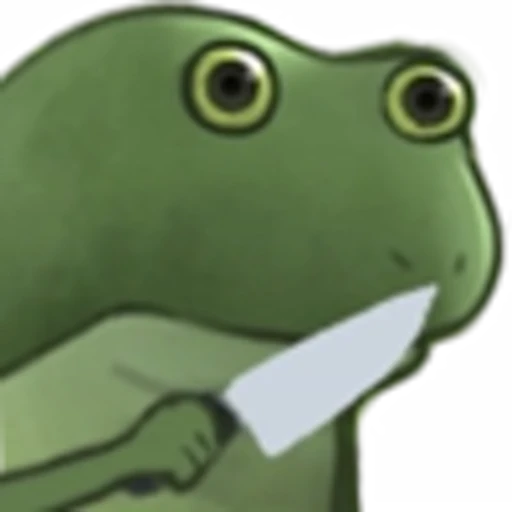 🔪 Эмодзи «Worry Frog Emoji» для Telegram