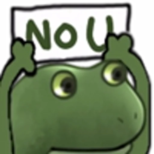 👎 Эмодзи «Worry Frog Emoji» для Telegram