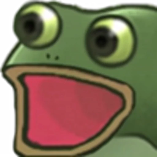 😳 Эмодзи «Worry Frog Emoji» для Telegram