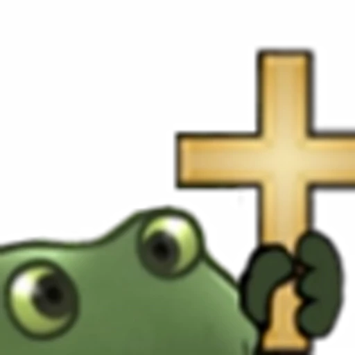 ✝️ Эмодзи «Worry Frog Emoji» для Telegram