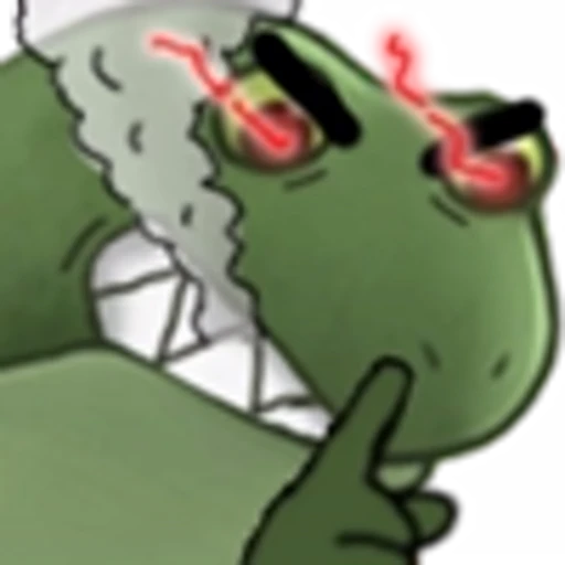 😠 Эмодзи «Worry Frog Emoji» для Telegram