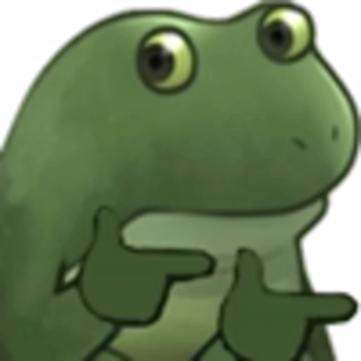 👉 Эмодзи «Worry Frog Emoji» для Telegram