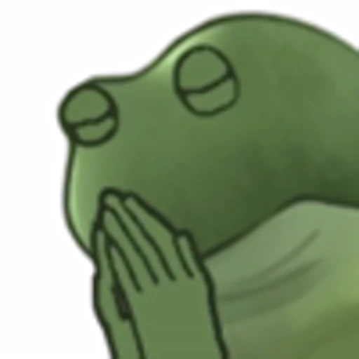 🙏 Эмодзи «Worry Frog Emoji» для Telegram