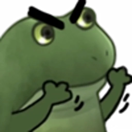 😠 Эмодзи «Worry Frog Emoji» для Telegram