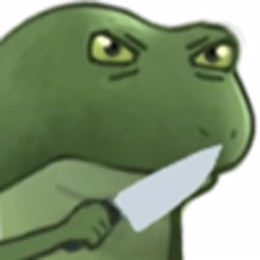 🔪 Эмодзи «Worry Frog Emoji» для Telegram