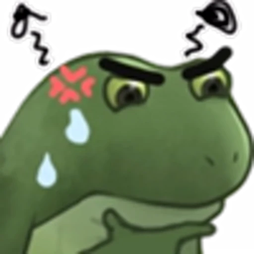 😤 Эмодзи «Worry Frog Emoji» для Telegram