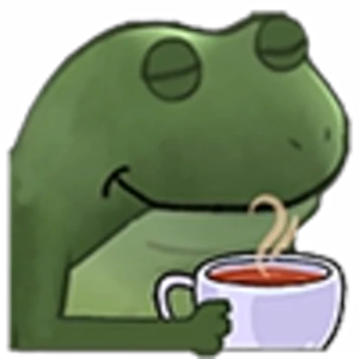 ☕️ Эмодзи «Worry Frog Emoji» для Telegram