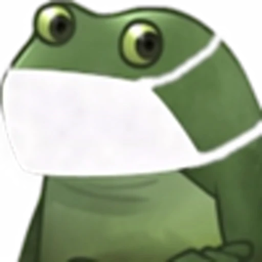 😷 Эмодзи «Worry Frog Emoji» для Telegram