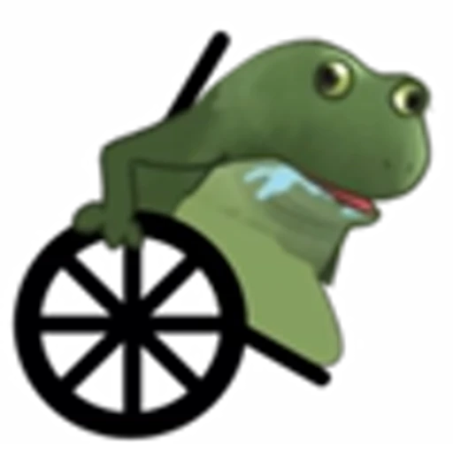 ♿️ Эмодзи «Worry Frog Emoji» для Telegram