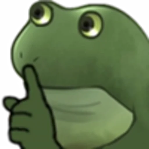 ☝ Эмодзи «Worry Frog Emoji» для Telegram