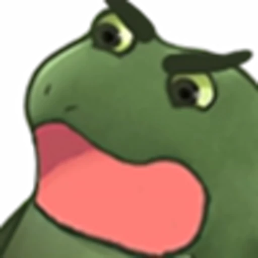 😡 Эмодзи «Worry Frog Emoji» для Telegram