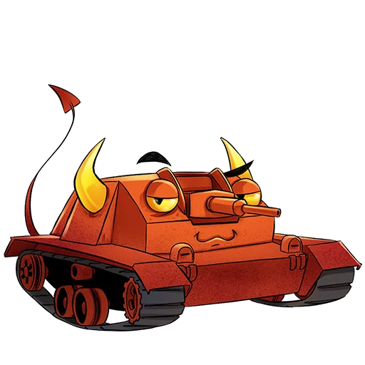 😈 Стикер «Мир танков Хеллоуин» для Telegram