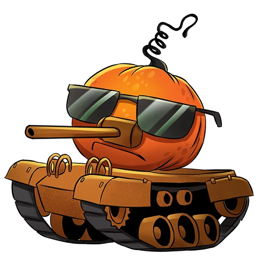 😎 Стикер «Мир танков Хеллоуин» для Telegram
