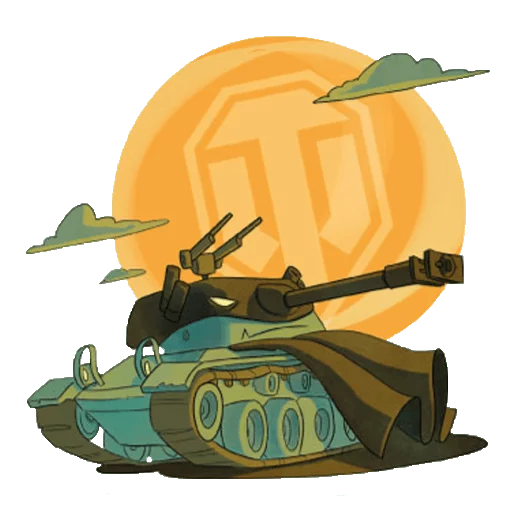 🎃 Стикер «Мир танков Хеллоуин» для Telegram