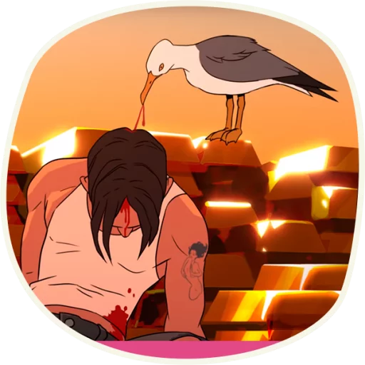 😨 Стикер «ju-ju» для Telegram