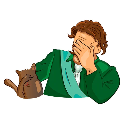 🤦‍♂️ Стикер «Покупай с» для Telegram