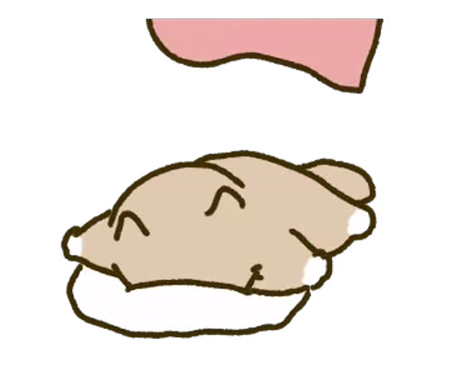😪 Стикер «White Paw Miyao» для Telegram