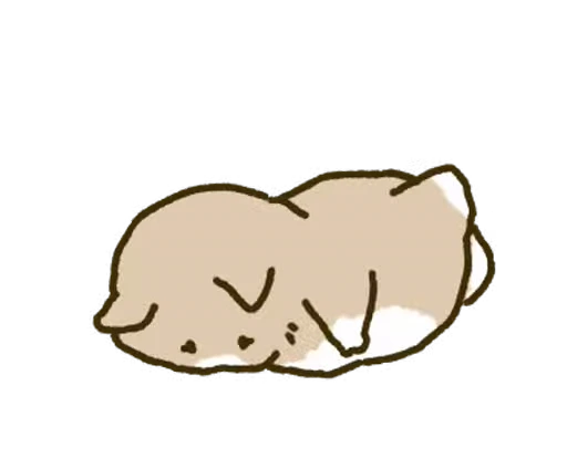 😐 Стикер «White Paw Miyao» для Telegram