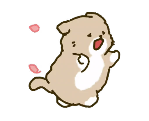 🏃‍♂️ Стикер «White Paw Miyao» для Telegram